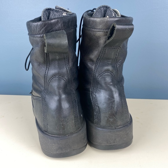 Wellco Flight Deck Boots Men’s Size 11.5 XW ASTM F2413-05 Safety USA 1003 Black - Picture 2 of 12